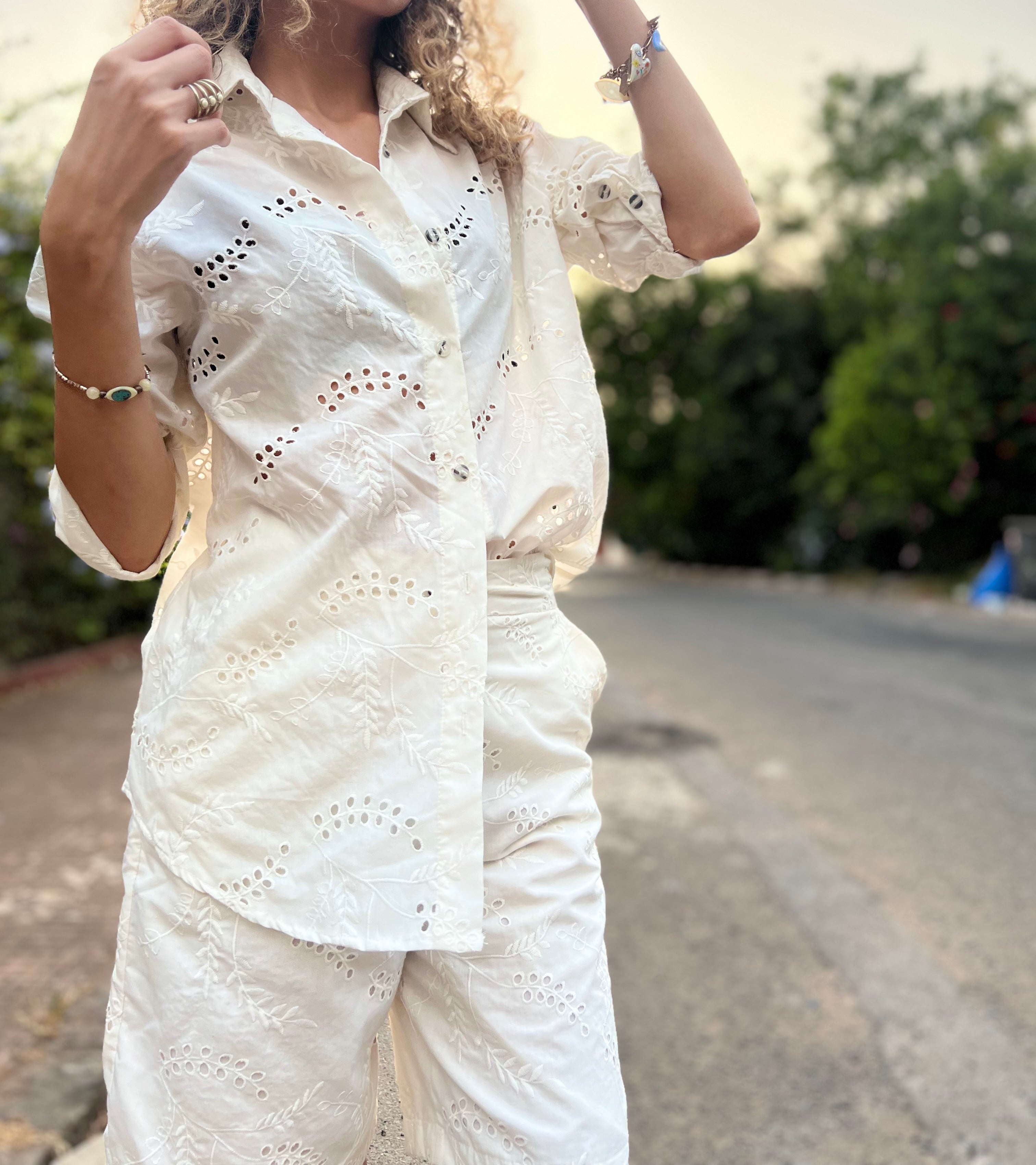 Ensemble Broderie Anglaise